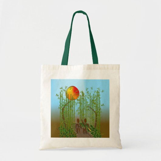Zingwijnmoer ~ Bamboo Tote Bag (Voorkant)