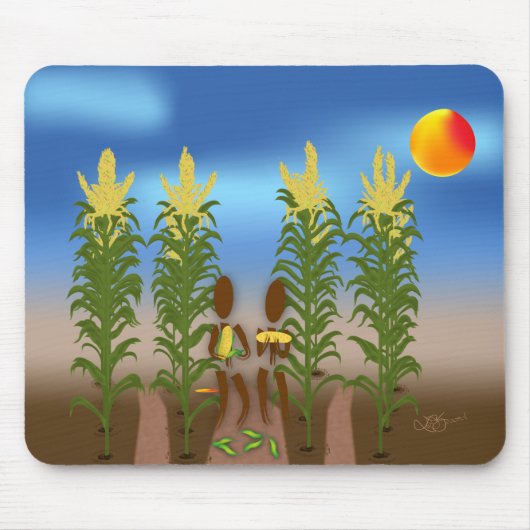 Zingwijnmoer ~ Corn Muismat (Voorkant)