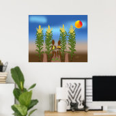 Zingwijnmoer ~ Corn Poster (Thuiskantoor)