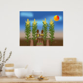 Zingwijnmoer ~ Corn Poster (Keuken)