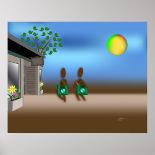 Zingwijnmoer ~ Herbruikbare zakken Poster