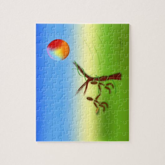 Zingwijnmoer ~ maart legpuzzel (Verticaal)