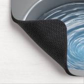 Zink en kraan met water muismat (Hoek)