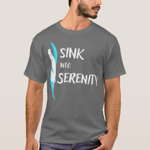 Zink in all sereniteit Freediving Freediver Oceaan T-shirt