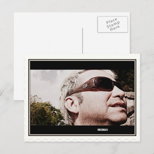 zink star-postkaart briefkaart (Voorkant / Achterkant)