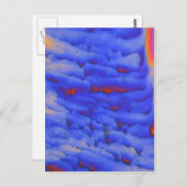 Zinkacetaat onder de microscoop briefkaart (Voorkant / Achterkant)