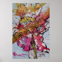 Zinkende Zinnia 001 / Kunstenaar Larry Lerew