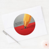 zinloze ronde sticker (Envelop)