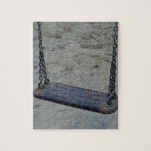 Zinnen bij afspeelplaats, zomerzand Kinder afspele Legpuzzel (Verticaal)