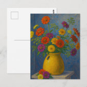 Zinnia-ansichtkaart Briefkaart (Voorkant / Achterkant)