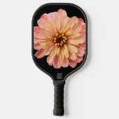 Zinnia Bloem Natuur Fotografie Pickleball Paddle (Achterkant)
