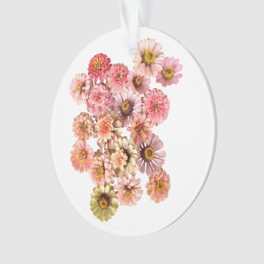 Zinnia Collage Ornament (voorkant)