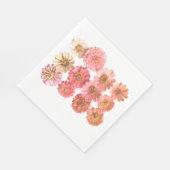 Zinnia Collage Papier servet (Hoek)