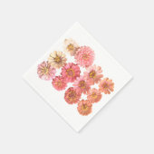 Zinnia Collage Servet (Hoek)