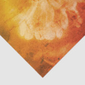 Zinnia Daisy Flower in Sepia  Decoupage Tissuepapier (Detail)