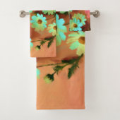 Zinnia Elegans Bloemen Bad Handdoek (Insitu)