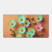 Zinnia Elegans Bloemen Bureaumat (Voorkant)