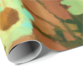 Zinnia Elegans Bloemen Cadeaupapier (Rol Hoek)