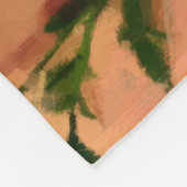 Zinnia Elegans Bloemen Fleece Deken (Hoek)