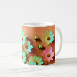 Zinnia Elegans Bloemen Koffiemok