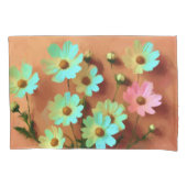 Zinnia Elegans Bloemen Kussensloop (Voorkant)