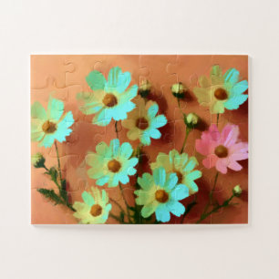 Zinnia Elegans Bloemen Legpuzzel