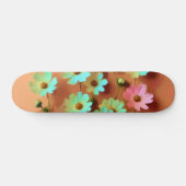 Zinnia Elegans Bloemen Persoonlijk Skateboard (Horizontaal)