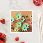 Zinnia Elegans Bloemen Servet (Insitu)