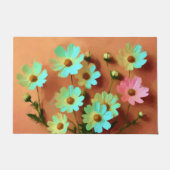 Zinnia Elegans Floral Deurmat (Voorkant)