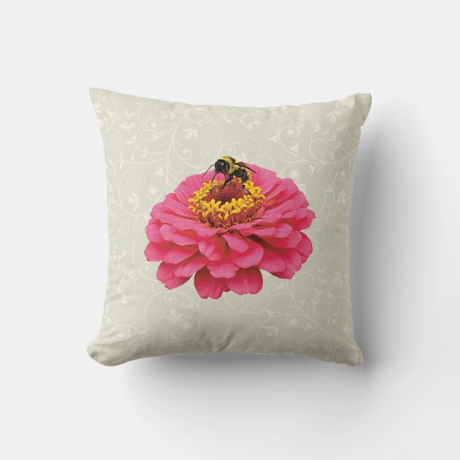 Zinnia en de Bij Kussen (Voorkant)