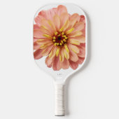 Zinnia Floral Flower Nature Photography Pickleball Paddle (Voorkant)