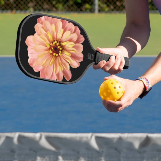 Zinnia Floral Flower Nature Photography Pickleball Paddle (Insitu)