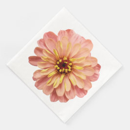 Zinnia Floral Flower Natuur Servet