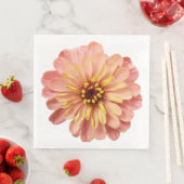 Zinnia Floral Flower Natuur Servet (Insitu)