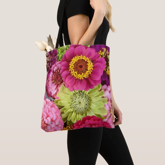 Zinnia Floral Tas (Dichtbij)