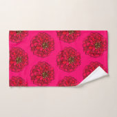 Zinnia Flower Bad Handdoek (Handdoek)