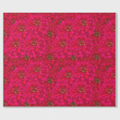 Zinnia Flower Wrapping Paper Cadeaupapier (Vlak)