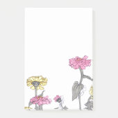 Zinnia Flowers Post-it Notes (Voorkant)