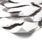  Zinnia Flowers Tekening Poster (Hoek)