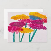 Zinnia Fun Briefkaart 2 (Voorkant / Achterkant)