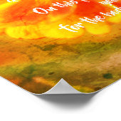 Zinnia Inspirerend citaat Poster (Hoek)