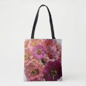 Zinnia liefhebbers canvas tas! tote bag (Voorkant)
