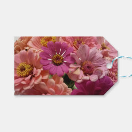 Zinnia lover Gift Label Cadeaulabel