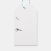 Zinnia lover Gift Label Cadeaulabel (Achterkant)