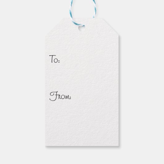 Zinnia lover Gift Label Cadeaulabel (Achterkant)