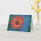 Zinnia Note Kaart (Gele Bloem)