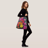 Zinnia Paradijs Crossbody Tas (Op model)