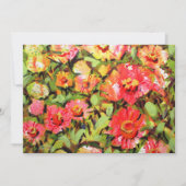 Zinnia Pattern #181020 Notitiekaartje (Voorkant)