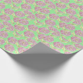 Zinnia Pattern Cadeaupapier (Hoek)