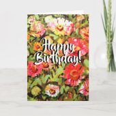 Zinnia Pattern Kaart (Voorkant)